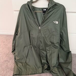 The North Face Olive Green Men's Windbreaker